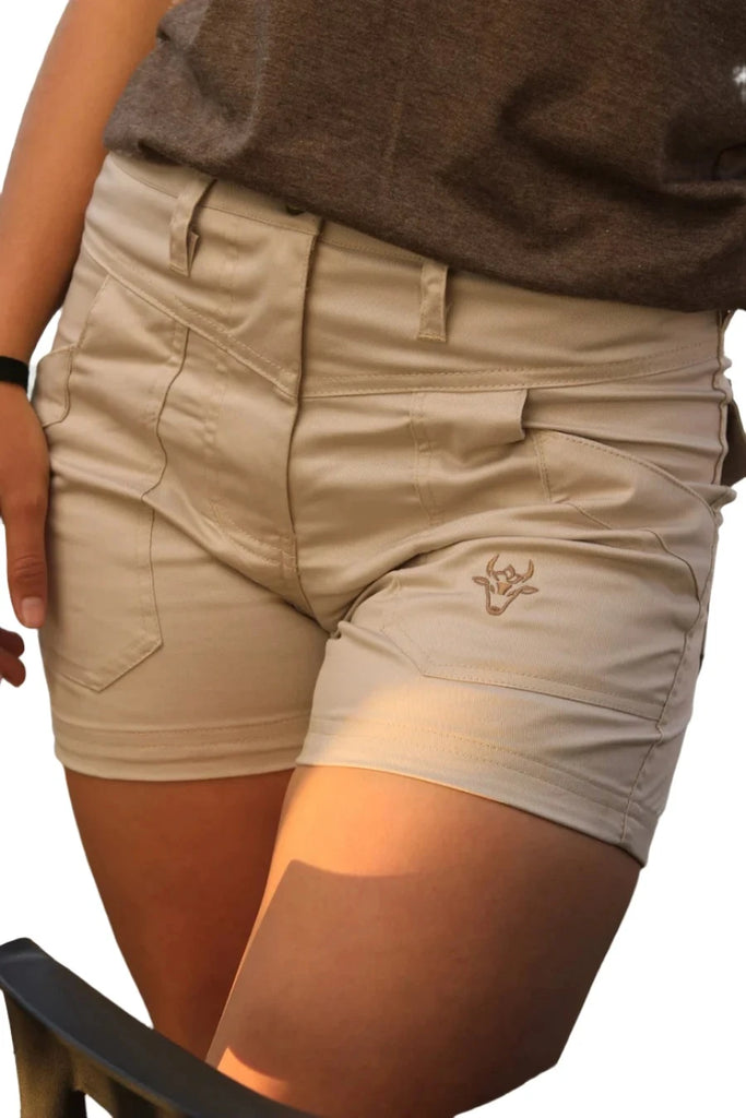 Ladies stretch shorts best sale