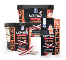 DOG TREATS BACON STRIPS BAGS O WAGS MONTEGO