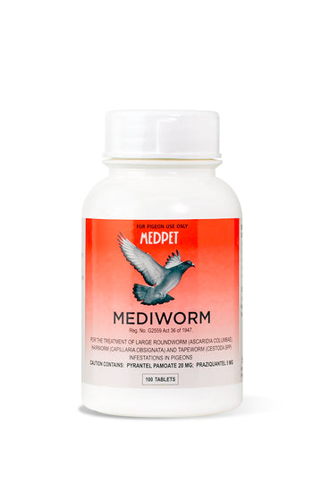 MEDIWORM TABLETS 100'S MEDPET ANTROVET