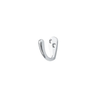 COAT HOOK SINGLE CHROME PLATED MACKIE