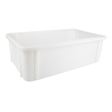 CRATE FOOD TRAY WHITE 648X387X210MM Default Title