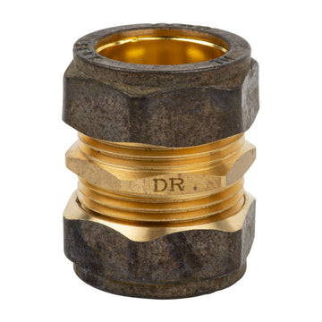 COMPRESSION BRASS COUPLER CXC 22MM Default Title