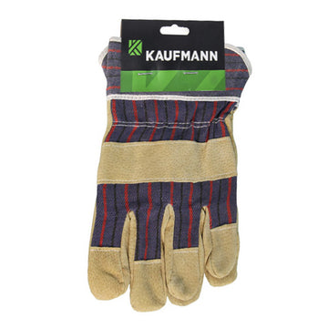 GLOVE COTTON + LEATHER PALM KAUFMANN Default Title