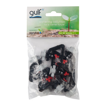 GULF SPRINKLER-RED SPREADR HEAD 180D 10P Default Title