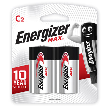 ENERGIZER MAX BATTERY C2 2PK Default Title