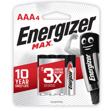 ENERGIZER MAX BATTERY AAA 4PK Default Title