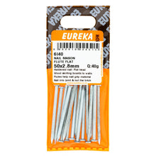 NAIL MAS FLUTED FLAT 50MM Q:40G EUREKA Default Title