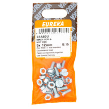 SCREW & NUT MACH CSK 5X12MM Q:15 EUREKA Default Title