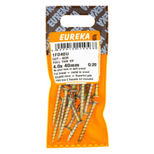 CUT SCREW FULL THD 4X40MM Q:20 EUREKA Default Title