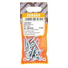 SCREW & NUT MACH CSK 4X25MM Q:15 EUREKA Default Title