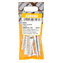 COACH SCREW & PLUG 6X60mm P8 Q:4 EUREKA Default Title