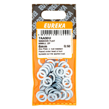 WASHER FLAT SMALL 6MM Q:50 EUREKA Default Title