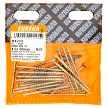 CUT SCREW SMTH SHK YP 4X60MM Q:25 EUREKA Default Title