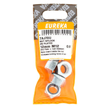 NUT NYLOCK ZN PLATED 12MM M12 Q:5 EUREKA Default Title