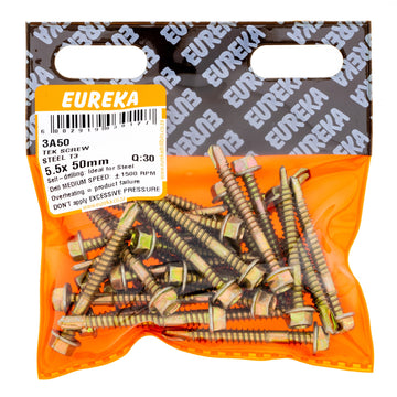 SCREW HEX T CRSE 5.5X50MM Q:30 EUREKA Default Title