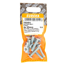 GUTTER BOLT & NUT6X25MM Q:8 EUREKA Default Title