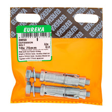 EXPANSION BOLT 16MM 10X75MM Q:2 EUREKA Default Title