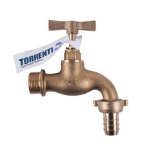 TORRENTI TAP BRASS HOSE H/DUTY 15MM Default Title