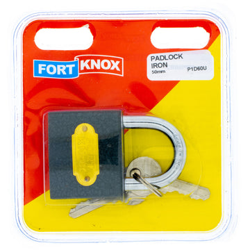 PADLOCK IRON 50MM Q;1 F/KNOX Default Title