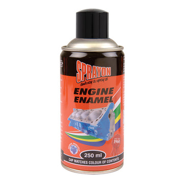 SPRAYON ENGINE ENAMEL GLOSS BLACK Default Title