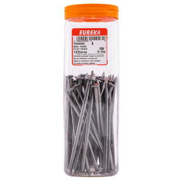 NAIL WIRE FLAT HEAD 125MM Q:1KG EUREKA Default Title