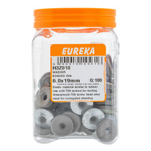 WASHER BONDED EVA 6.0X19MM Q:100 EUREKA Default Title