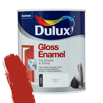 ENAMEL GLOSS SIGNAL RED 1L DULUX Default Title