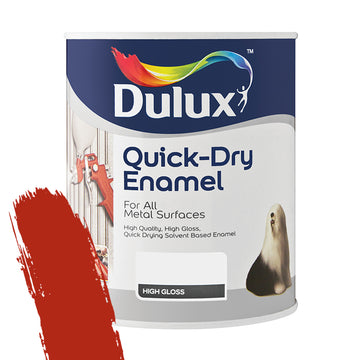 ENAMEL QD SIGNAL RED 1L DULUX Default Title