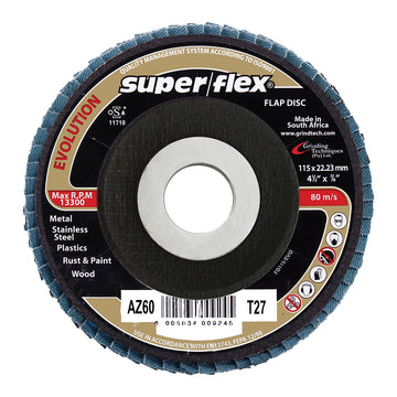 FLAP DISC SANDFLEX 115X22MM AZ60 EVOLUT Default Title