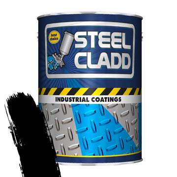 STEEL CLADD QD ENM MATT BLACK 5LT Default Title