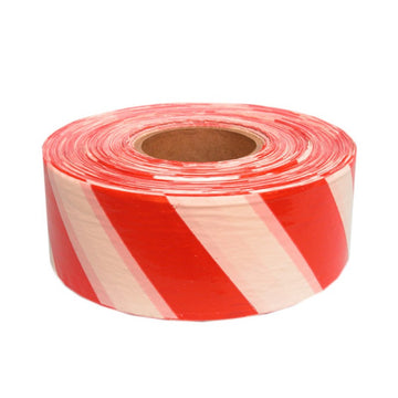 BARRIER TAPE RED/WHITE 75MMX100M Default Title