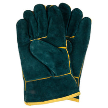 GLOVE LEATHER CUFF GREY/GREEN STRIKE-ARC Default Title