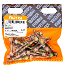 TEK SCREW WOOD T17 5.5X38MM Q:30 EUREKA Default Title