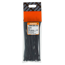 CABLE TIES BLACK 3.5X150MM Q:50 EUREKA Default Title