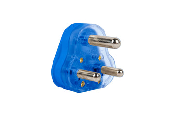 PLUG TOP HOLLOW PIN BLUE ELECTRICMATE Default Title