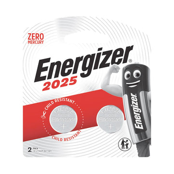 ENERGIZER BATTERY BUTTON 3V 2025 2PK Default Title