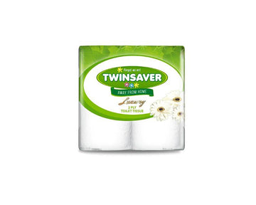 TWINSAVER TOILET PAPER LUXURY 2PLY 48'S Default Title