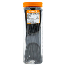 CABLE TIES BLACK 4.8X200MM Q:100 EUREKA Default Title