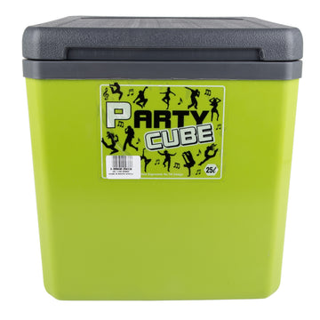 COOLER BOX PARTY CUBE 25L LIME Default Title