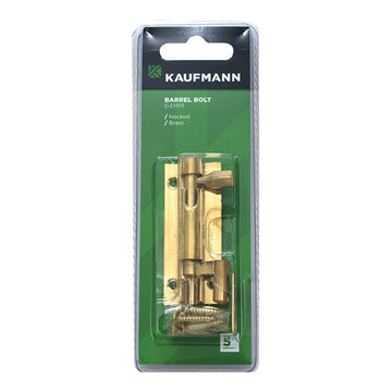 BARREL BOLT S/BR NECKED 64MM KAUFMANN Default Title