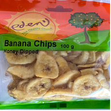 BANANA CHIP HONEY-DIPPED 250G EDEN