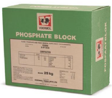 BLOCK PHOSPHATE 25KG VOERMOL