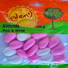 EDEN ALMONDS PINK & WHITE 100G