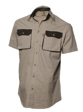 SHIRT SS RIPSTOP STN/OLV 2XL S&H PROMARK