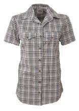 BLOUSE LADIES SHORT SLEEVE HOOPOE CHECK RUGGEDWEAR