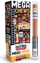 DOG TREATS DENTAL STICK MEGA 30CM BAGS O WAGS