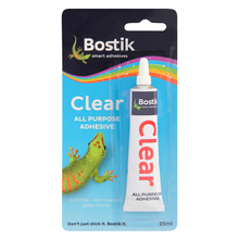 BOSTIK CLEAR ADHESIVE 25ML