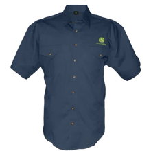 MENS SHIRT DARK BLUE JOHN DEERE