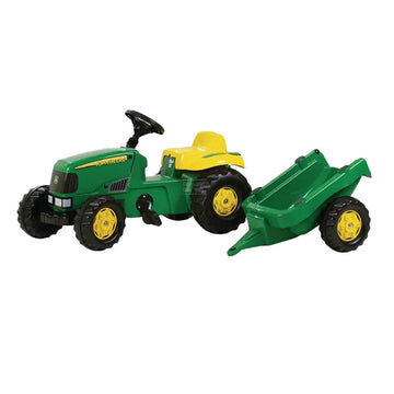 TOY TRAILER SET TWO WHEEL JOHN DEERE