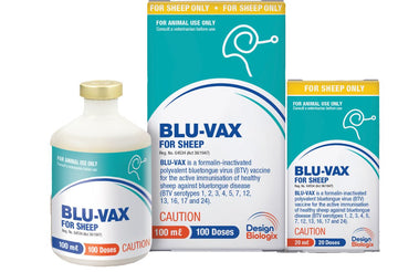 VACCINE BLU-VAX 100D DESIGN BIOLOGIX